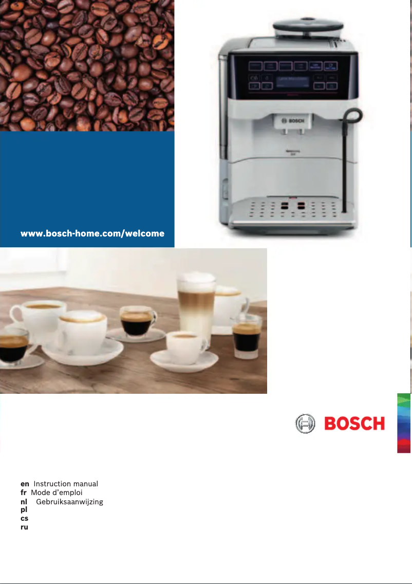 Page 1 de la notice Manuel utilisateur Bosch TES60321RW