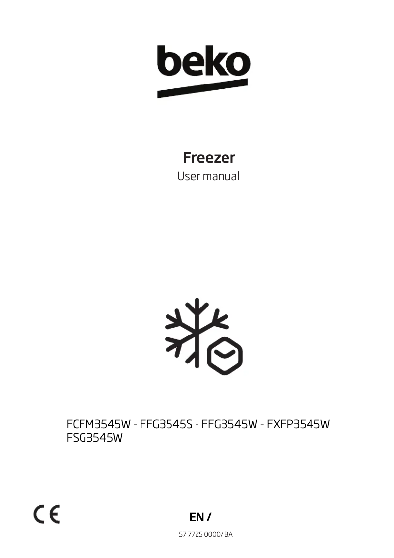 Image de la première page du manuel de l'appareil FFG3545W