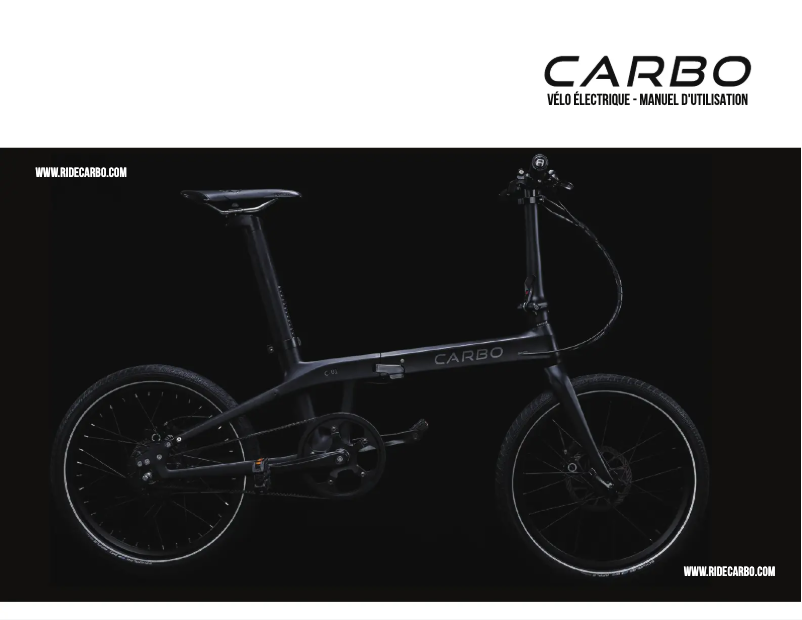 Page n°1 - Manuel utilisateur Carbo Model S