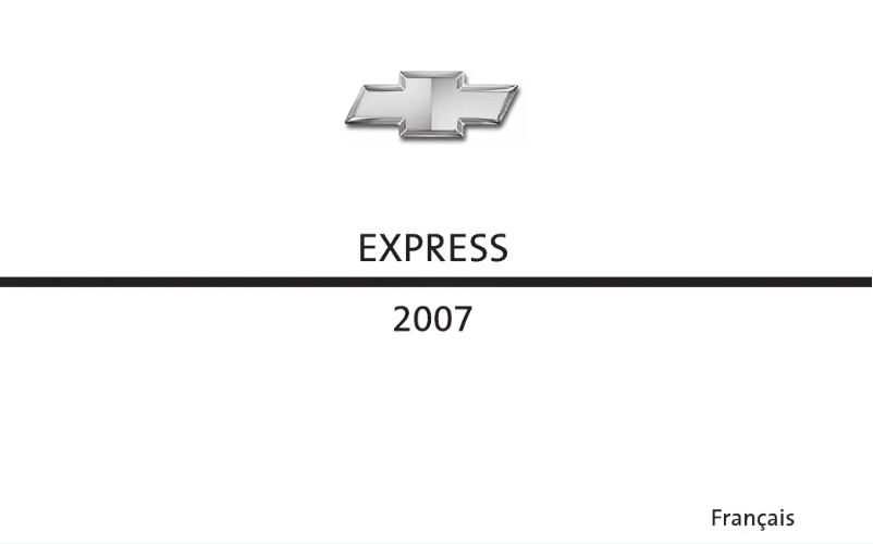 Image de la première page du manuel de l'appareil Express (2007)