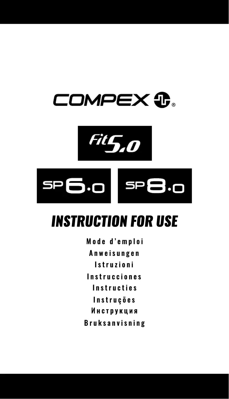 Image de la première page du manuel de l'appareil Fit 5.0