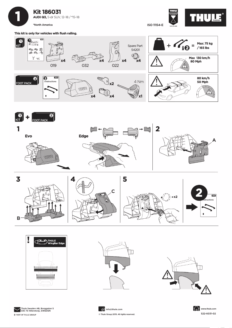 Image de la première page du manuel de l'appareil Kit 186031