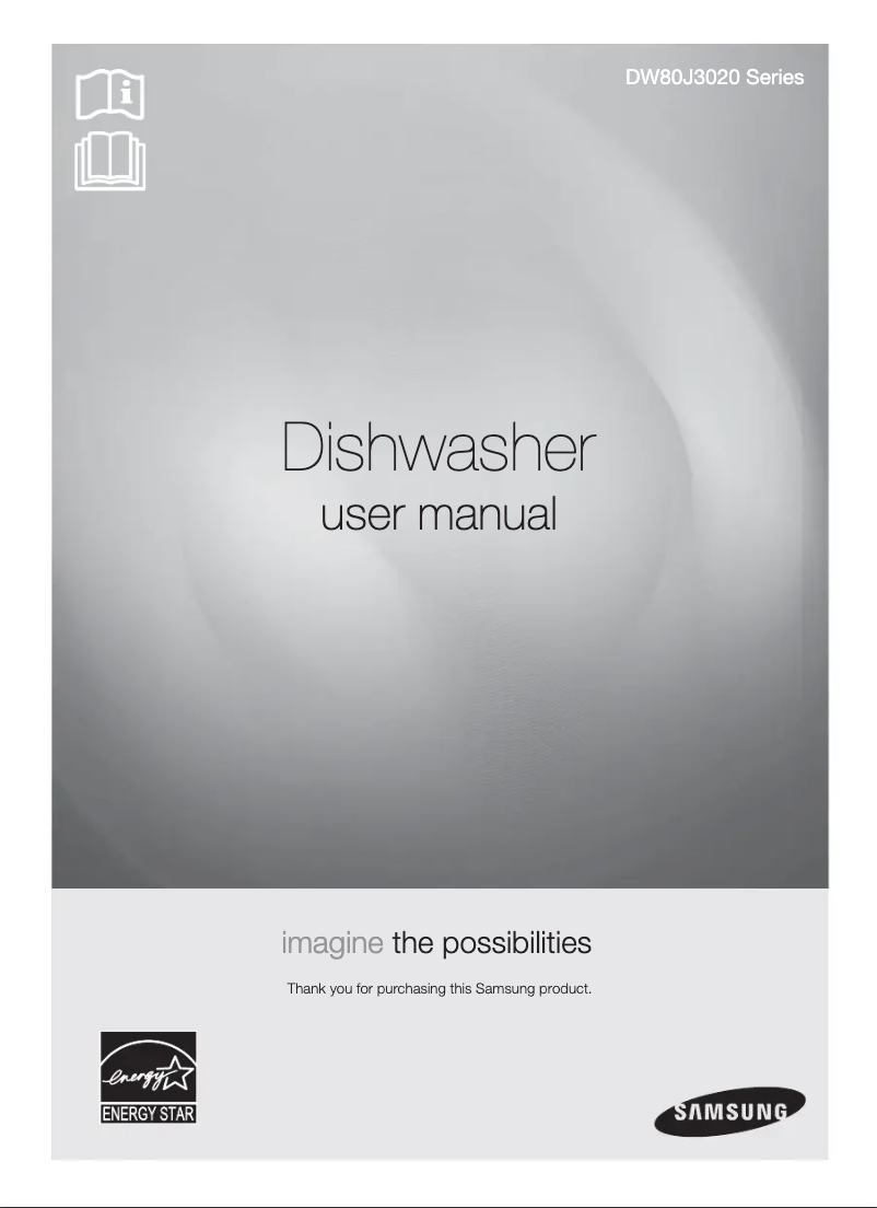 Page 1 de la notice Manuel utilisateur Samsung DW80J3020U