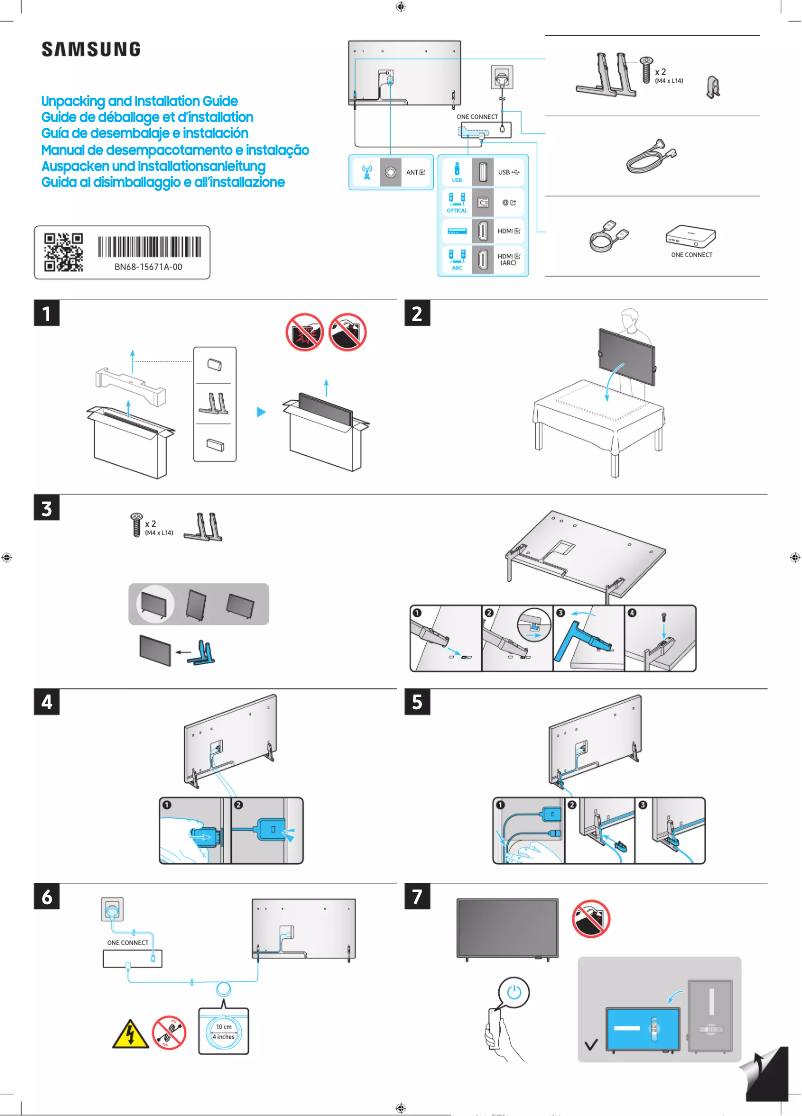 Image de la première page du manuel de l'appareil QN32LS03C