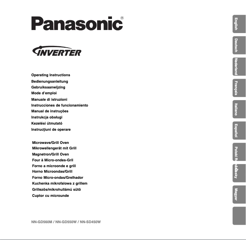 Page 1 de la notice Manuel utilisateur Panasonic NN-SD450W