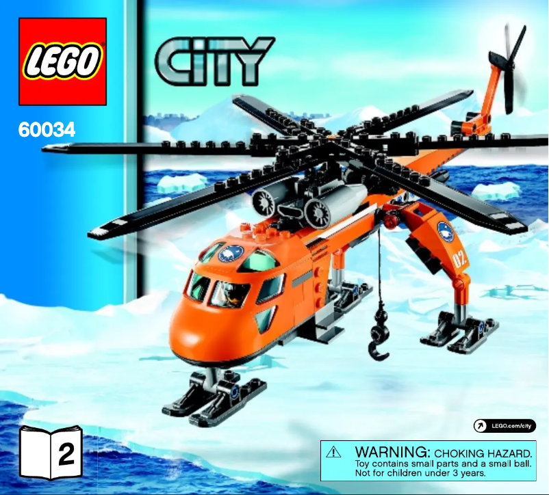 Page 1 de la notice Manuel utilisateur Lego City 60034