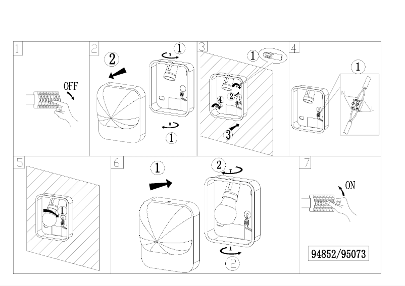 Page 1 de la notice Manuel utilisateur Eglo Trabada
