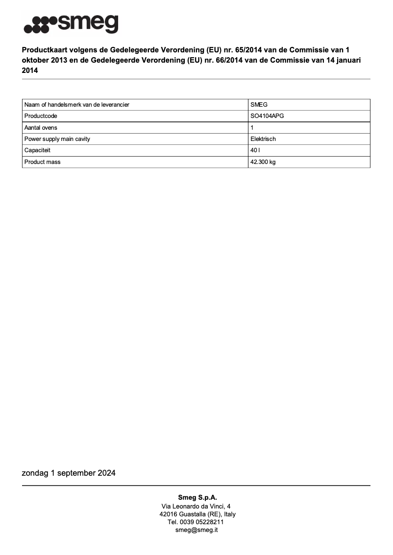 Image de la première page du manuel de l'appareil SO4104APG