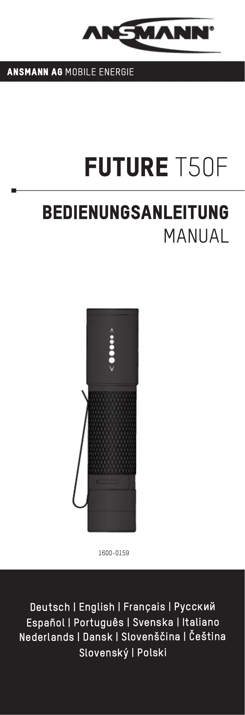 Page n°1 - Manuel utilisateur Ansmann Future T50F