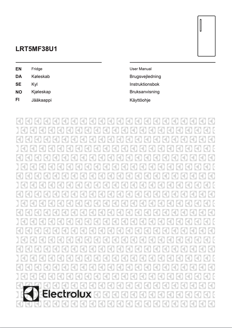 Page 1 de la notice Manuel utilisateur Electrolux LRT5MF38U1