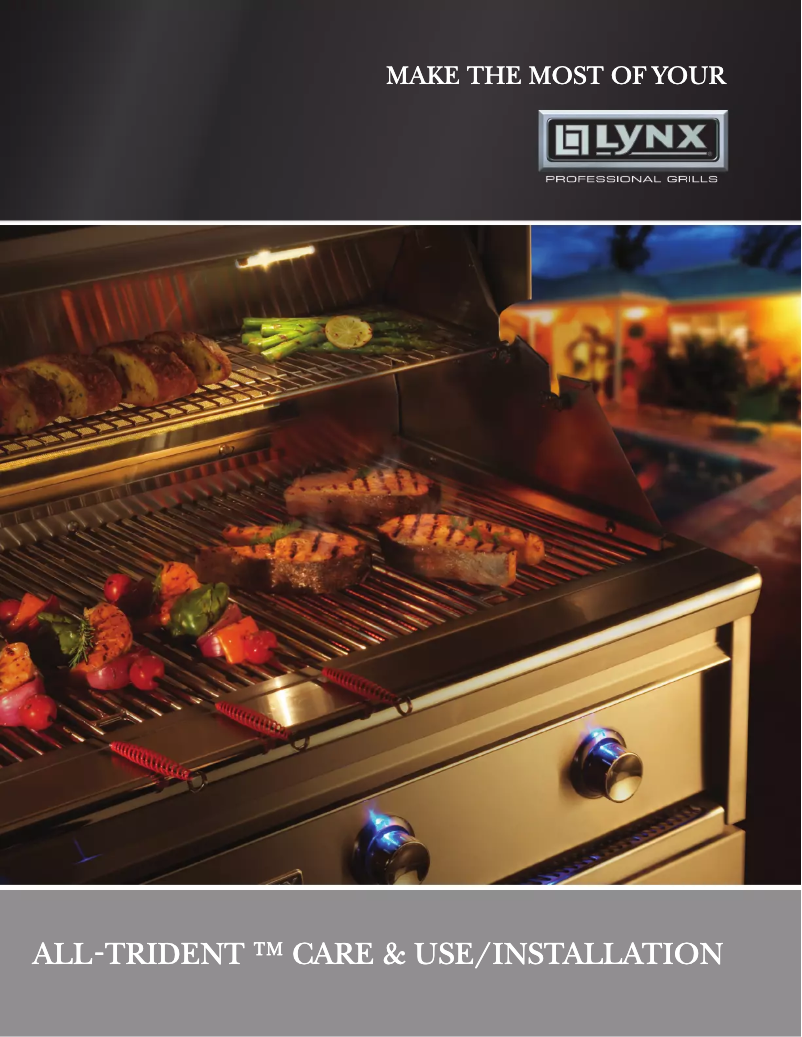 Page 1 de la notice Manuel utilisateur Lynx Professional L54TR