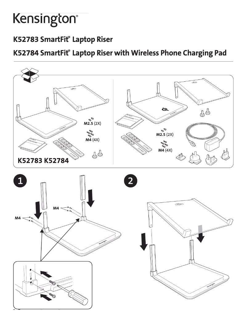 Page 1 de la notice Manuel utilisateur Kensington SmartFit