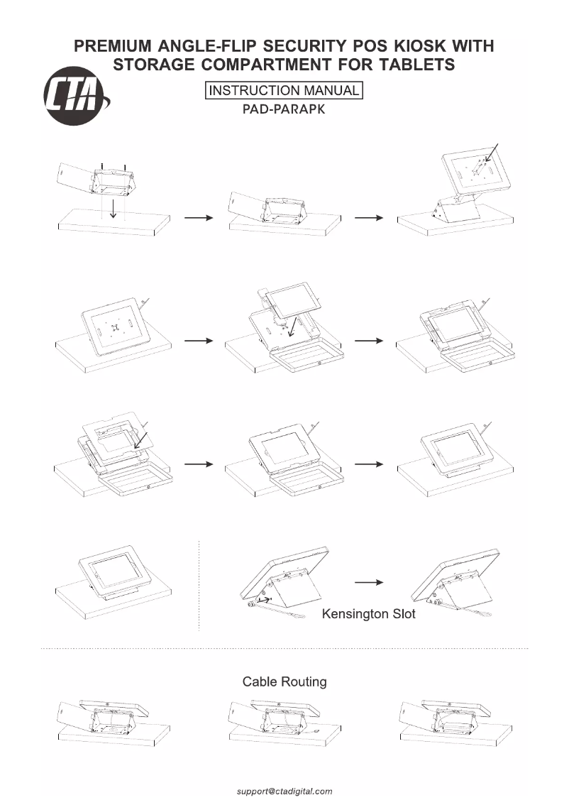 Image de la première page du manuel de l'appareil PAD-PARAPK