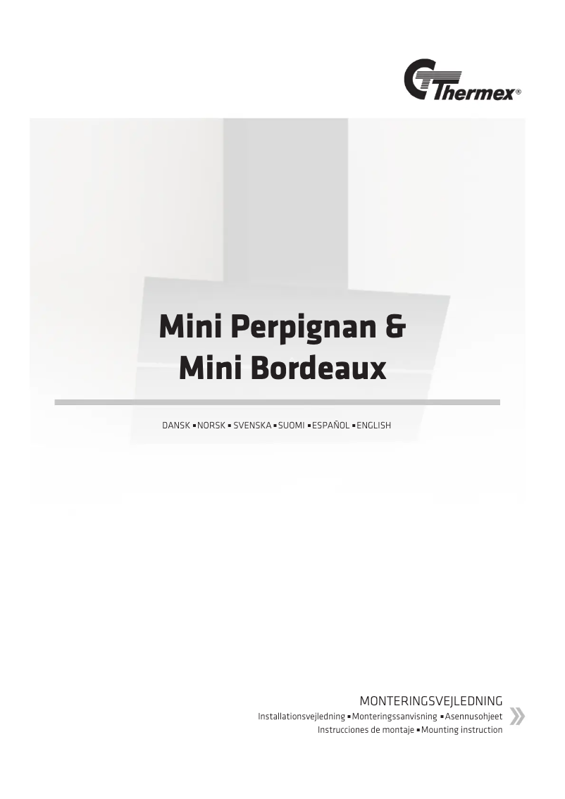 Page n°1 - Manuel utilisateur Thermex Mini Bordeaux
