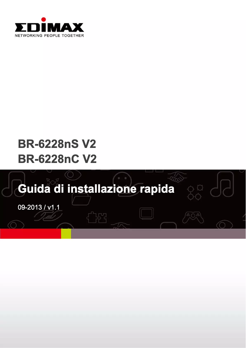 Page 1 de la notice Manuel utilisateur Edimax BR-6228NS V2