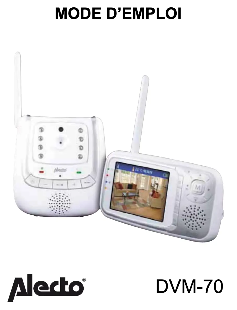 Image de la première page du manuel de l'appareil DVM-70