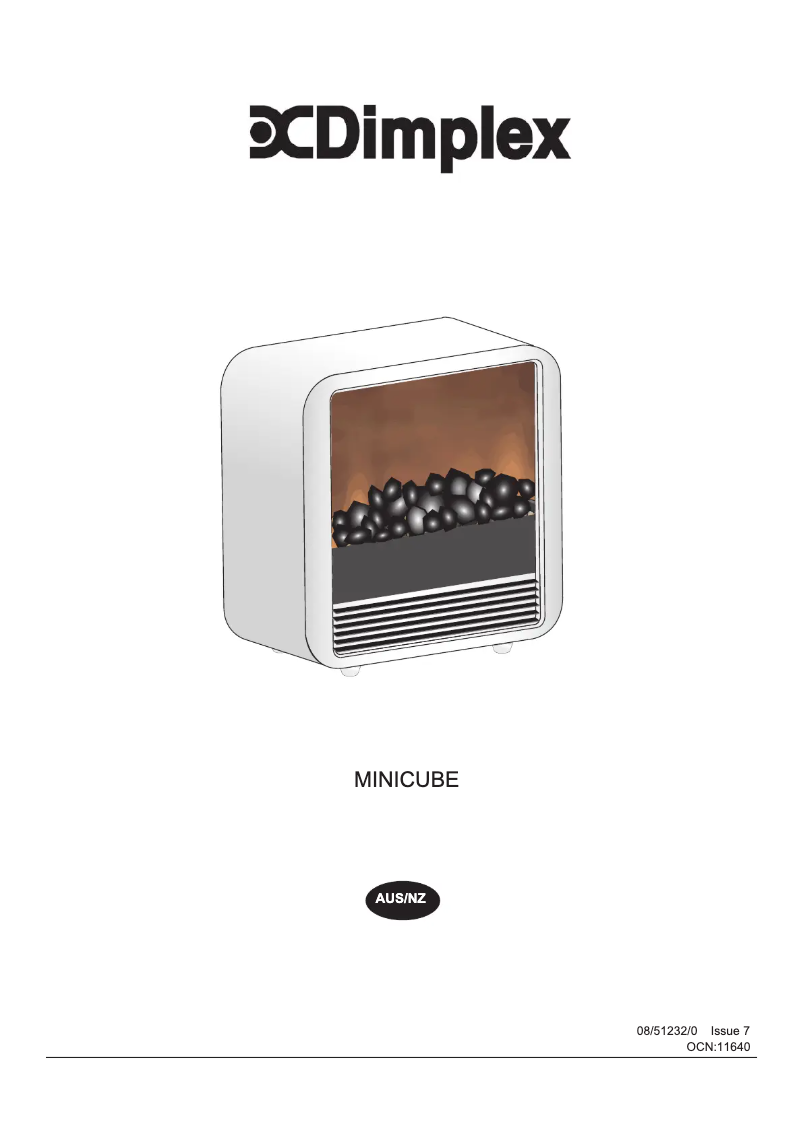 Page n°1 - Manuel utilisateur Dimplex Mini Cube