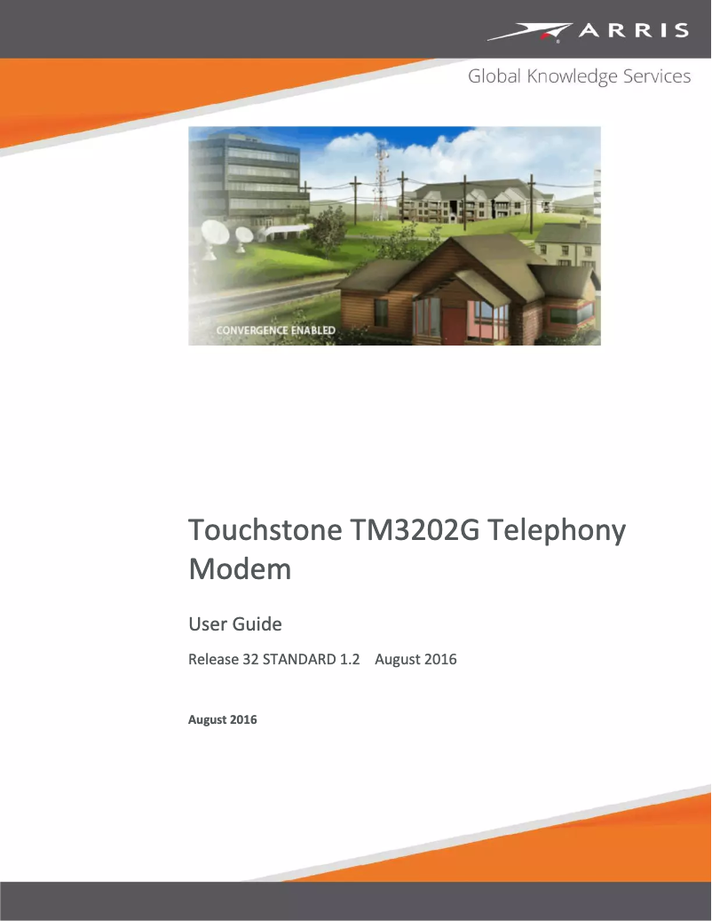 Page 1 de la notice Manuel utilisateur Arris Touchstone TM3202