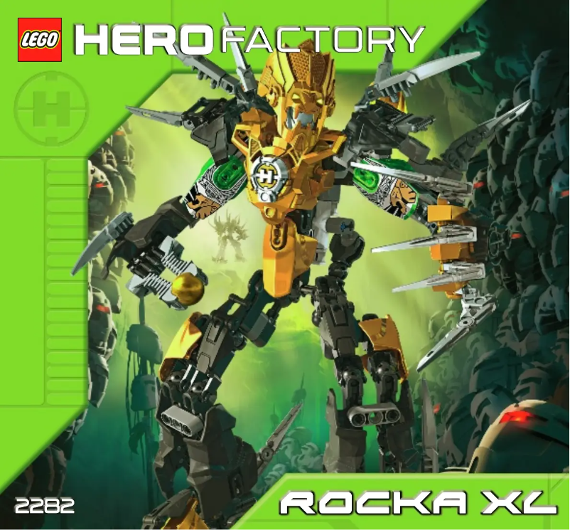 Page n°1 - Manuel utilisateur Lego Hero Factory Rocka XL 2282