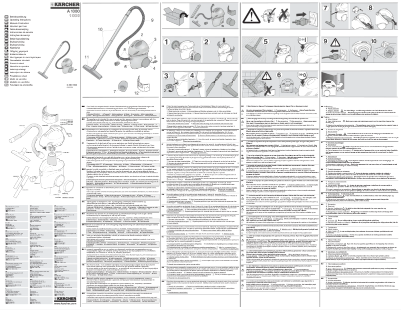 Page n°1 - Manuel utilisateur Kärcher A 1000