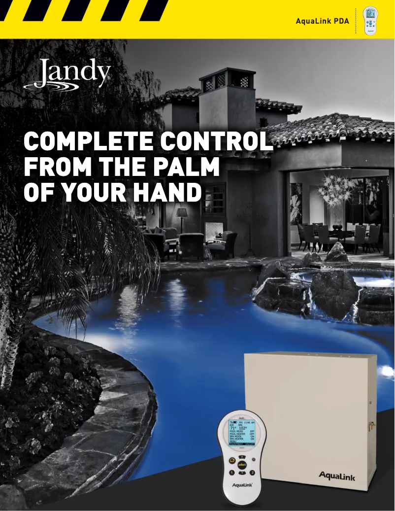 Page n°1 - Brochure JANDY AquaLink Wireless Remote