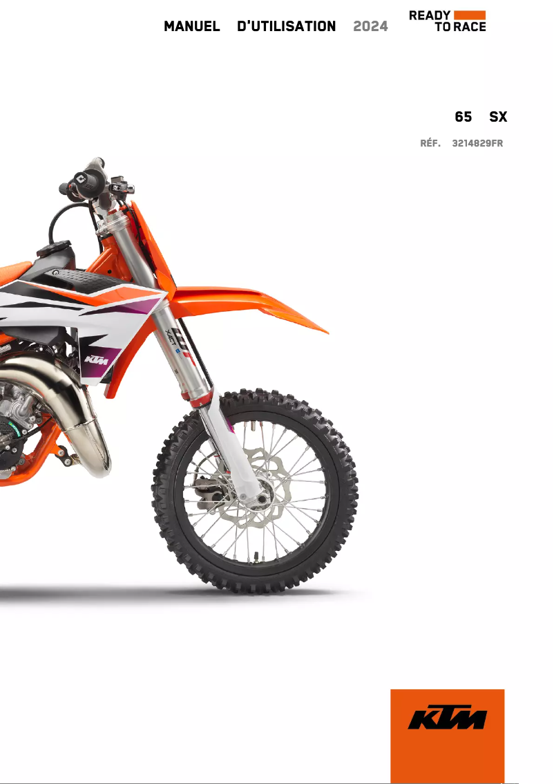 Imagen de la primera página del manual del dispositivo 65 SX (2024)