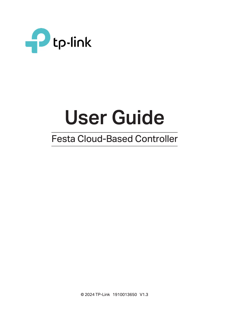 Page n°1 - Guide d'installation TP-Link Festa FS352G