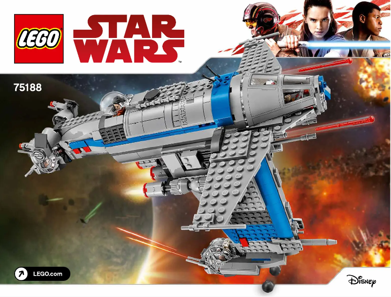 Page 1 de la notice Manuel utilisateur Lego Star Wars 75188