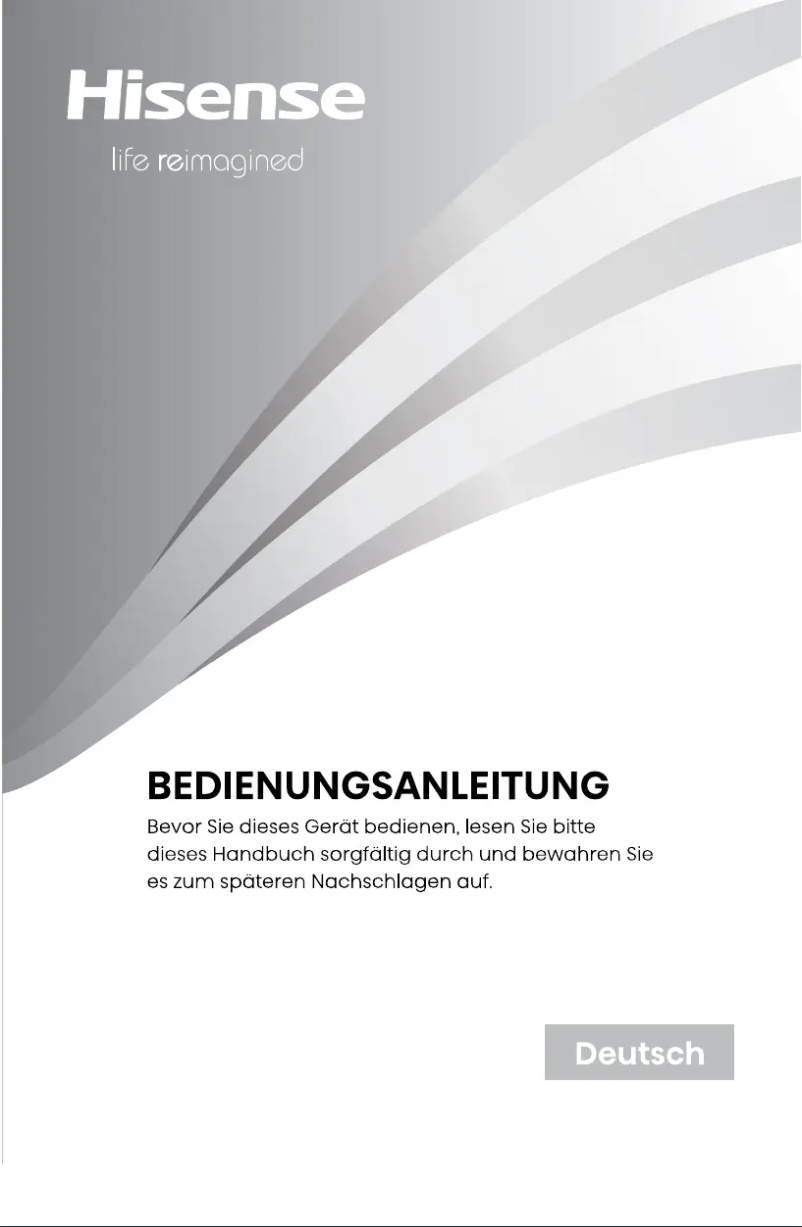 Page 1 de la notice Manuel utilisateur Hisense RQ758N4SBFE