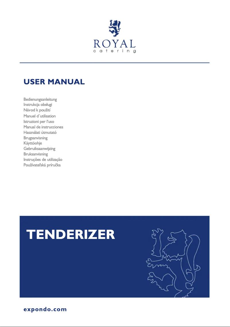 Page n°1 - Manuel utilisateur Royal Catering RCMT-351W2