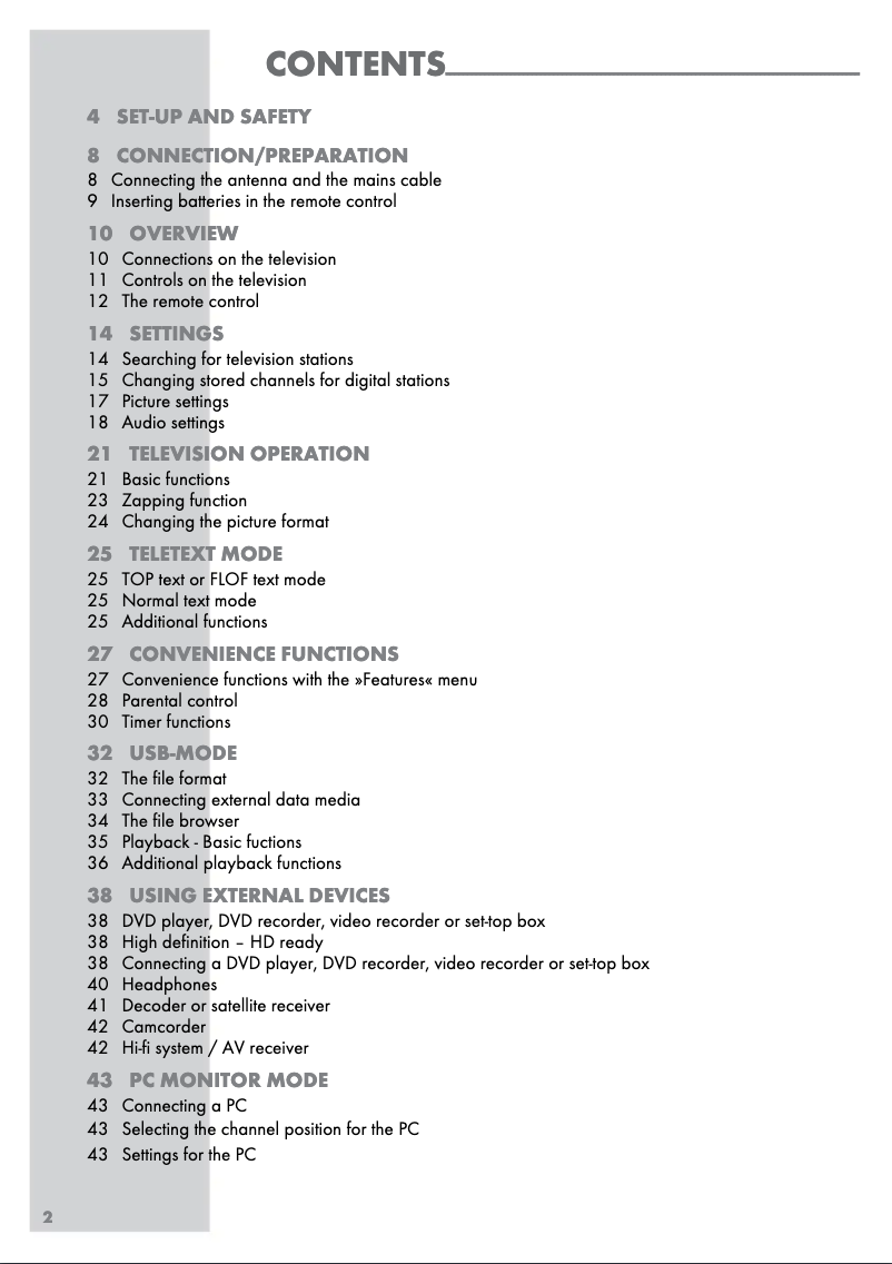 Image de la première page du manuel de l'appareil Vision ECO 32-6950