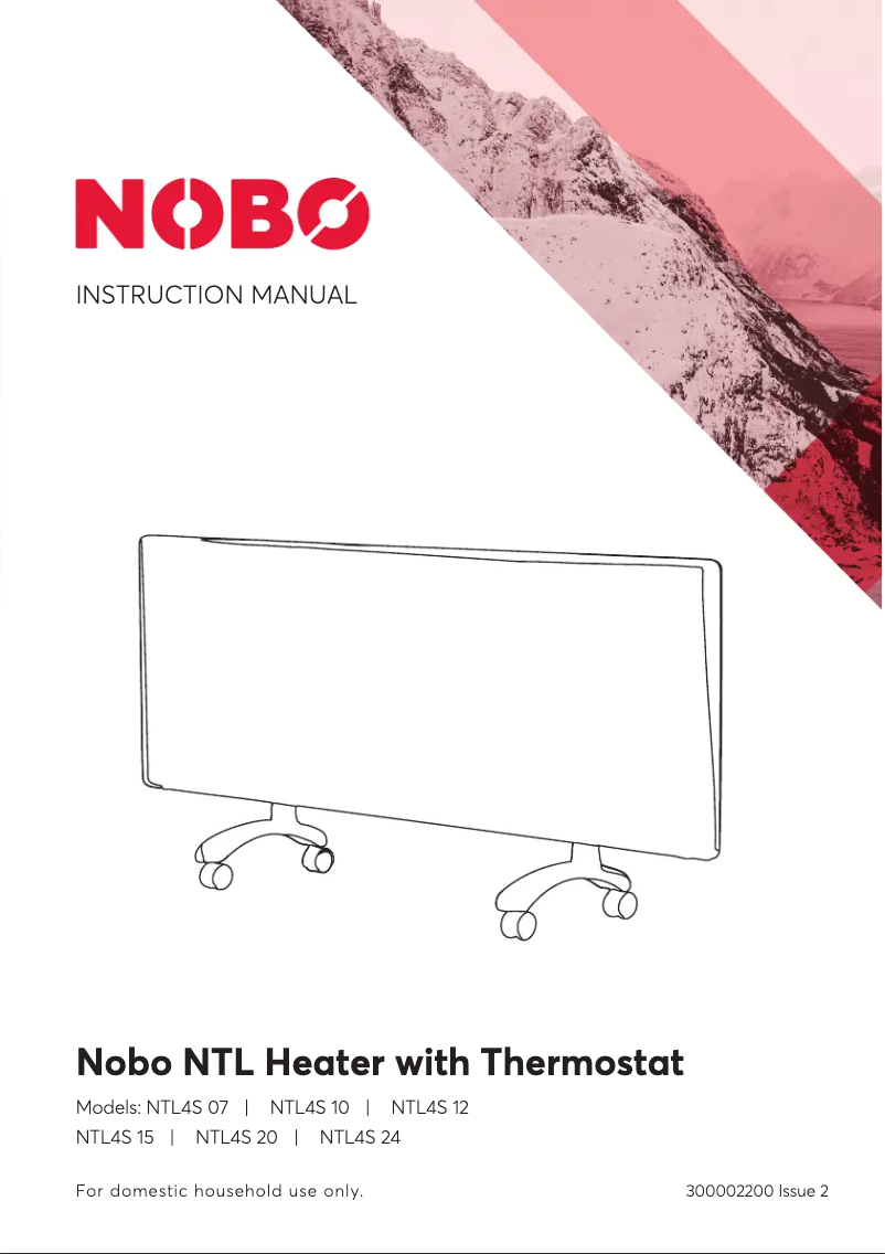 Page 1 de la notice Manuel utilisateur Nobo NTL4S07-FS40