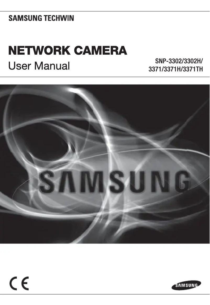 Page 1 de la notice Manuel utilisateur Samsung Techwin SNP-3371