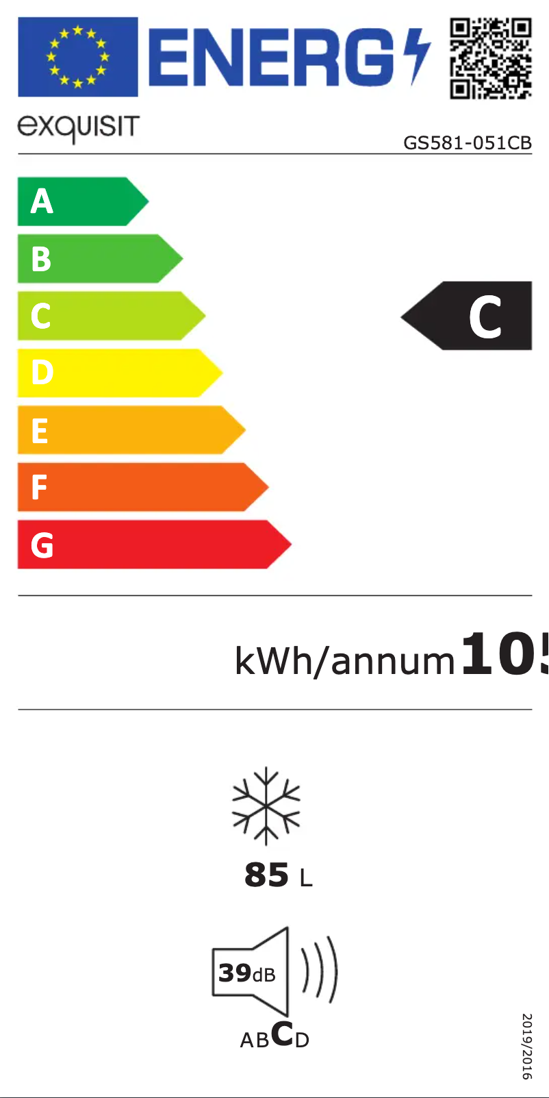 Image de la première page du manuel de l'appareil GS581-051CB