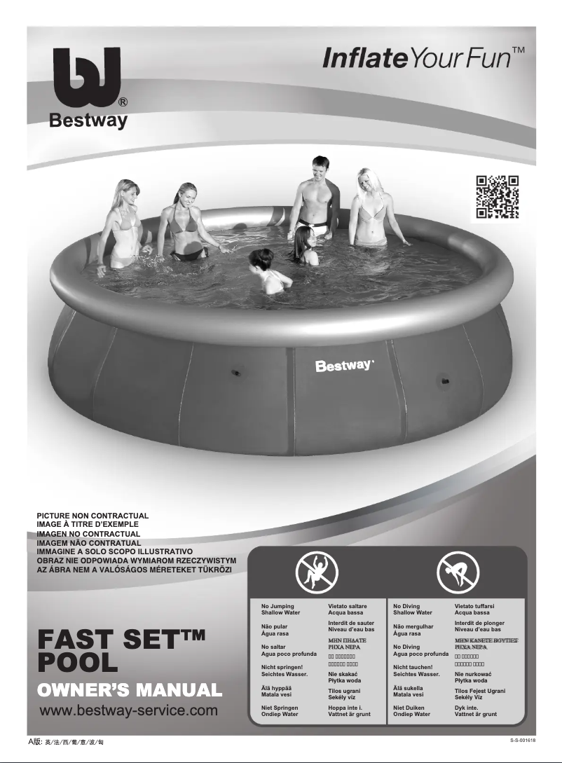 Page 1 de la notice Manuel utilisateur Bestway Fast Set 57127