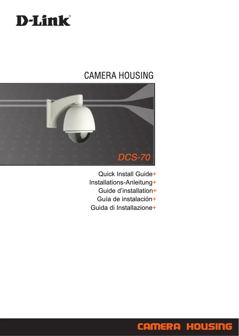 Page 1 de la notice Guide d'installation D-Link DCS-70