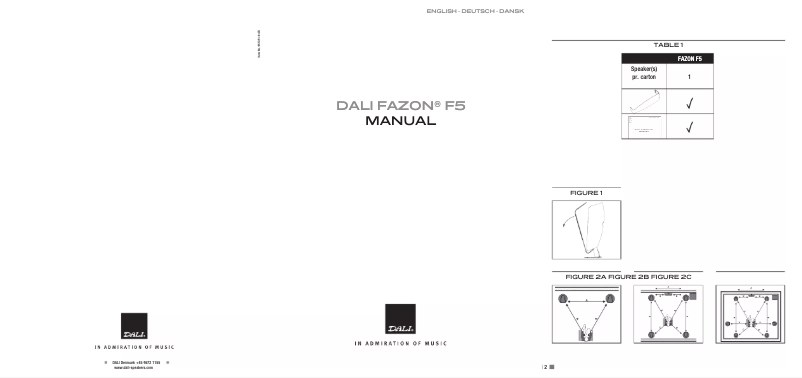Image de la première page du manuel de l'appareil Fazon F5