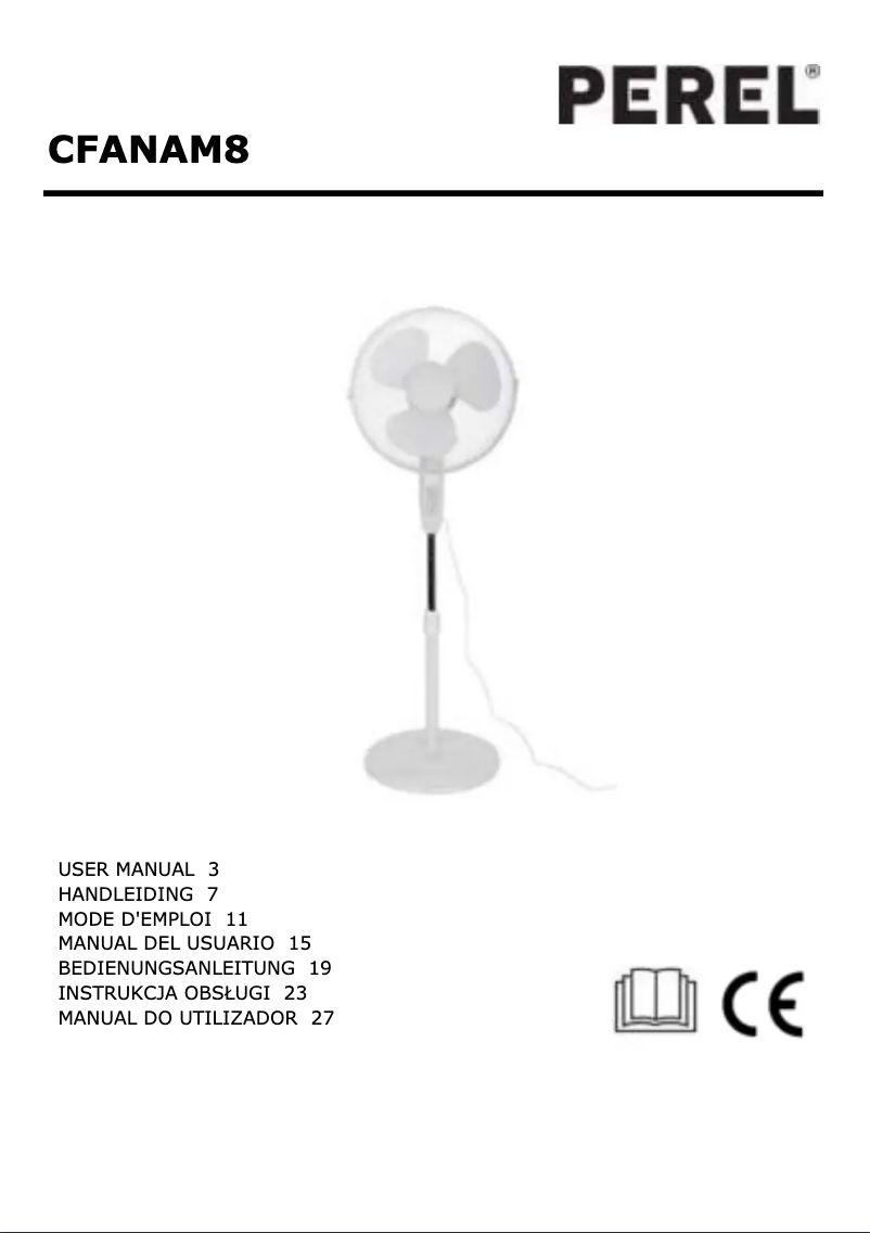 Página 1 del manual Manual de usuario Velleman CFANAM8