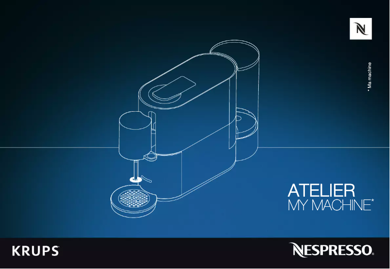 Page 1 de la notice Fiche technique Krups Nespresso Atelier XN8908