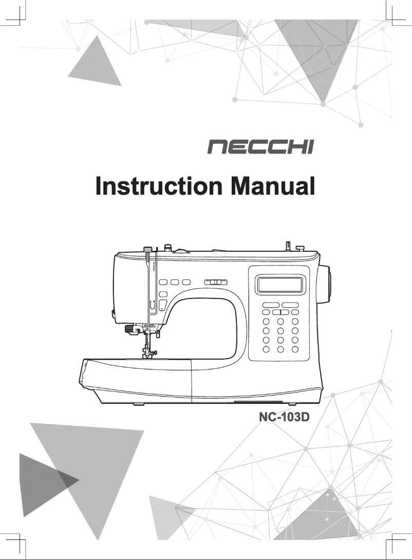 Image de la première page du manuel de l'appareil NC-103D