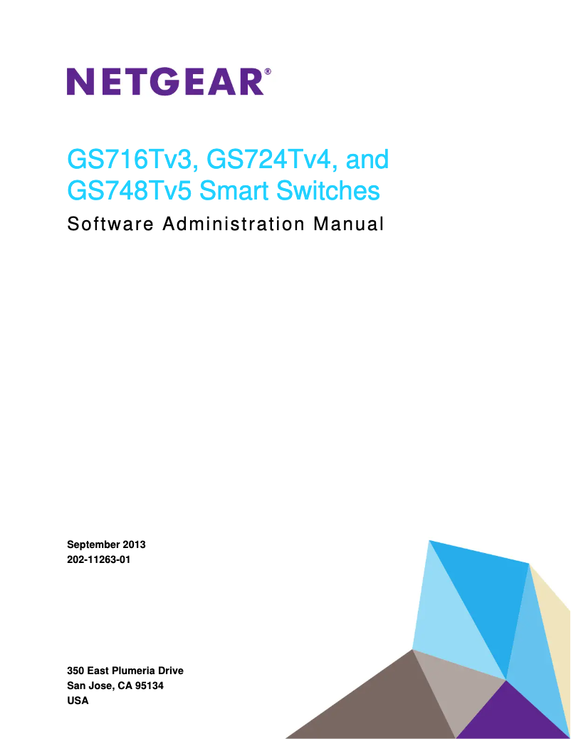 Page 1 de la notice Manuel utilisateur Netgear GS716Tv3
