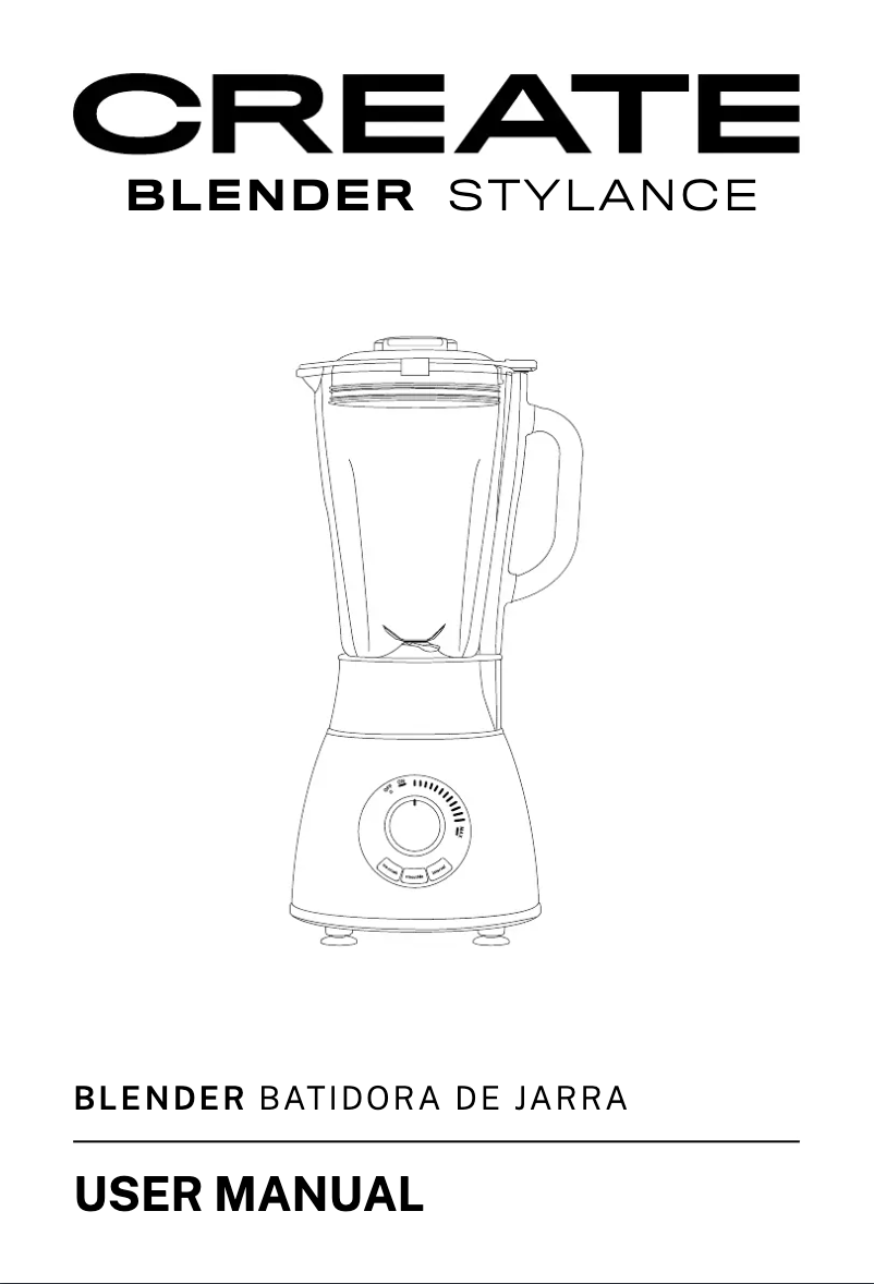 Page 1 de la notice Manuel utilisateur Create BLENDER STYLANCE