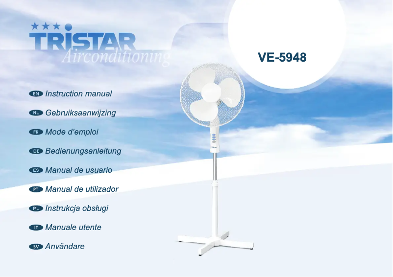 Página 1 del manual Manual de usuario TriStar VE-5948