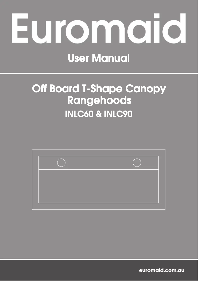 Page 1 de la notice Manuel utilisateur Euromaid INLC90