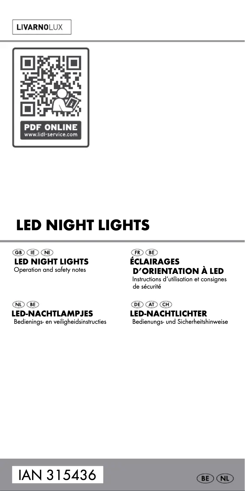 Image de la première page du manuel de l'appareil HG04998