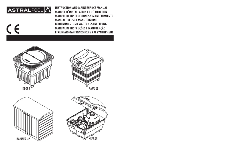 Page 1 de la notice Manuel utilisateur AstralPool Ramsés
