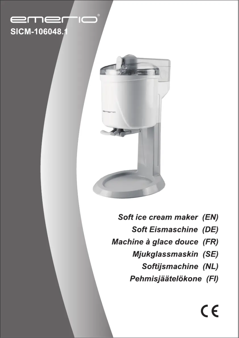 Page 1 de la notice Manuel utilisateur Emerio SICM-106048.1