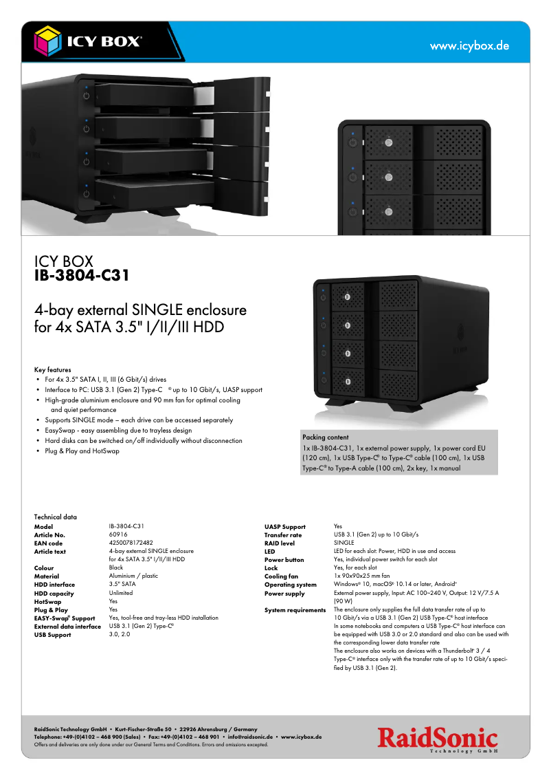 Image de la première page du manuel de l'appareil IB-3804-C31