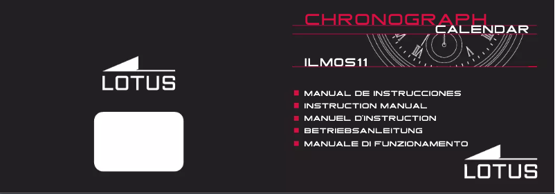 Page 1 de la notice Manuel utilisateur Lotus 18313