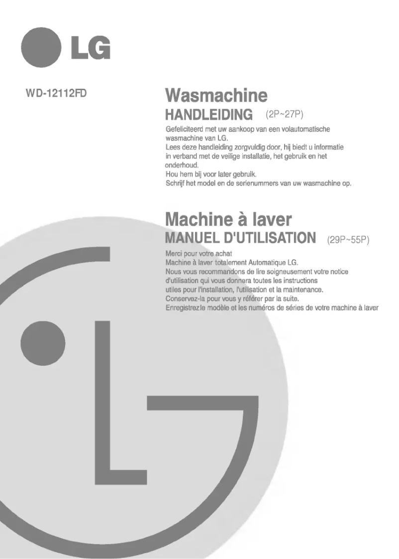 Imagen de la primera página del manual del dispositivo WD-16110FD